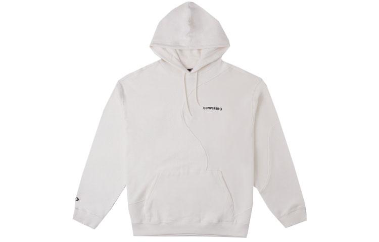 Converse Sweatshirts Men s White Hooded Moderate Other 10025234-A02 M
