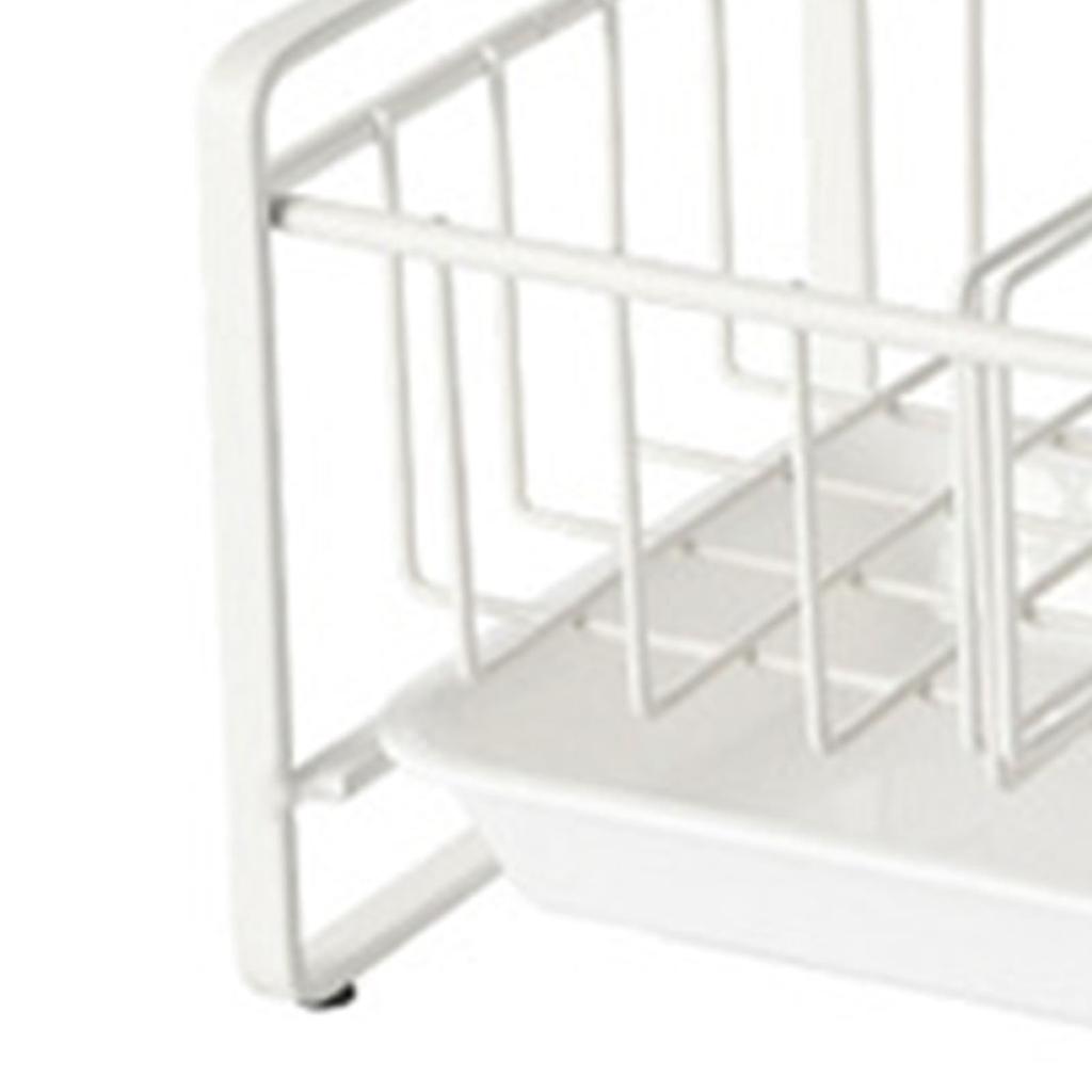 Küchenspülen-Organizer Eisen Theken-Schwammhalter Spülbecken-Caddy mit abnehmbarer Abtropfschale für Haushalt