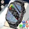 Ceas inteligent sport de exterior ecran HD 2,01 inch lanternă LED Bluetooth vorbire ceas inteligent pentru bărbați femei cadouri de sărbători