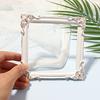 Photo Frame Nordic Style Embossment Handmade Photo Backdrop Resin INS Retro Mini Picture Display Stand Photography Prop