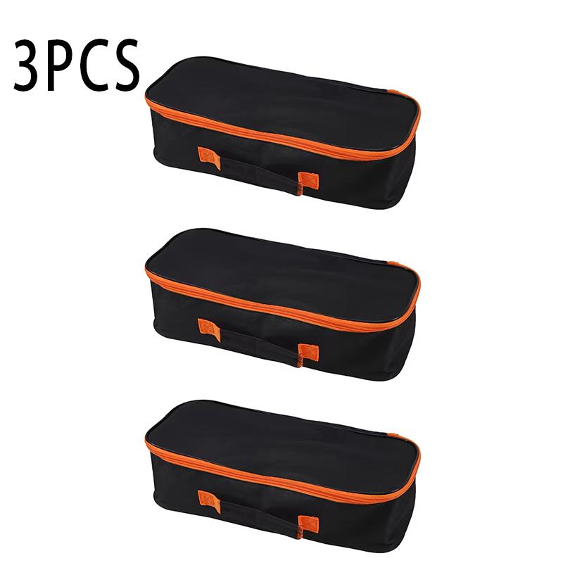 MOBIDEA 1/2/3PCS Tool Pouch With Zipper Multi-Functional Storage Bag For Screws Pliers Wrenches Mechanics