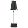 Vidaxl Podwójny Parasol Ogrodowy Z Led, Antracytowy, 316X240 Cm