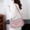 Water-Repellent Nylon Crossbody Bag for Middle-Aged Women, Large-Capacity, Multi-Layer, Versatile Casual Shoulder Bag.