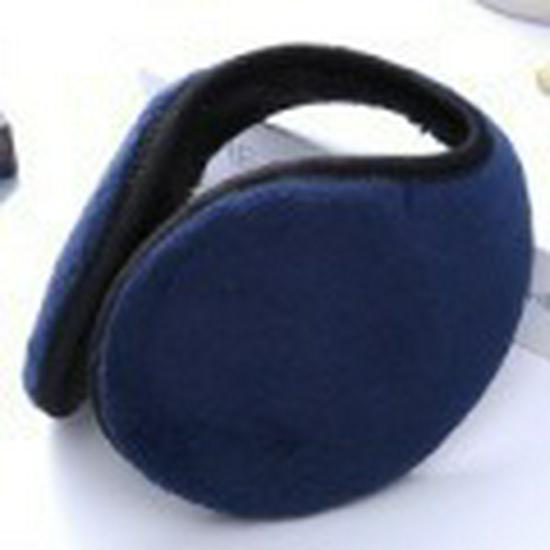 

Модные зимние наушники - стильные, теплые, ветрозащитные наушники темно-синий