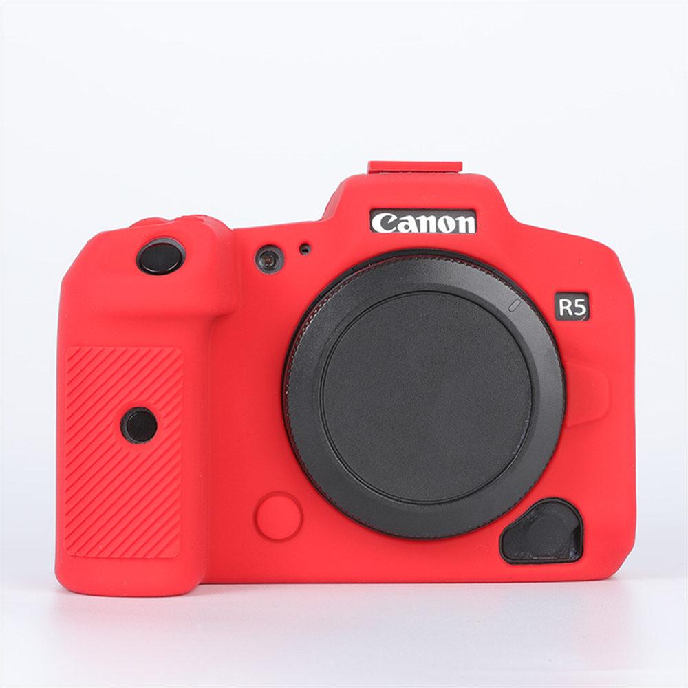 R5 Soft Silicone Case Armor Camera Body Cover Skin for Canon EOS R5 EOSR5 Digital Cameras