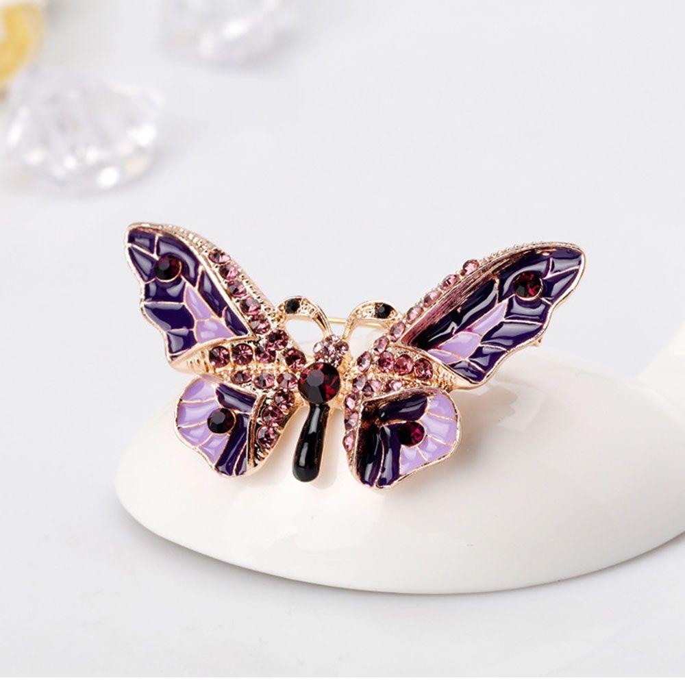 

Women Butterfly Metal Delicate Gifts Lapel Pin Brooch Fashion Jewelry