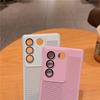 Frameless Heat Dissipation Case With Lens Film For Vivo S18 S17 S17t S16 Pro Breathable Cooling Grid Hard PC Cover Back Shell Protector