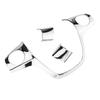 Steering Wheel Cover Sequins Trim Sticker ABS Chrome for Ford For Focus 3 Kuga Escape CMAX Grand 2011-2017 Models