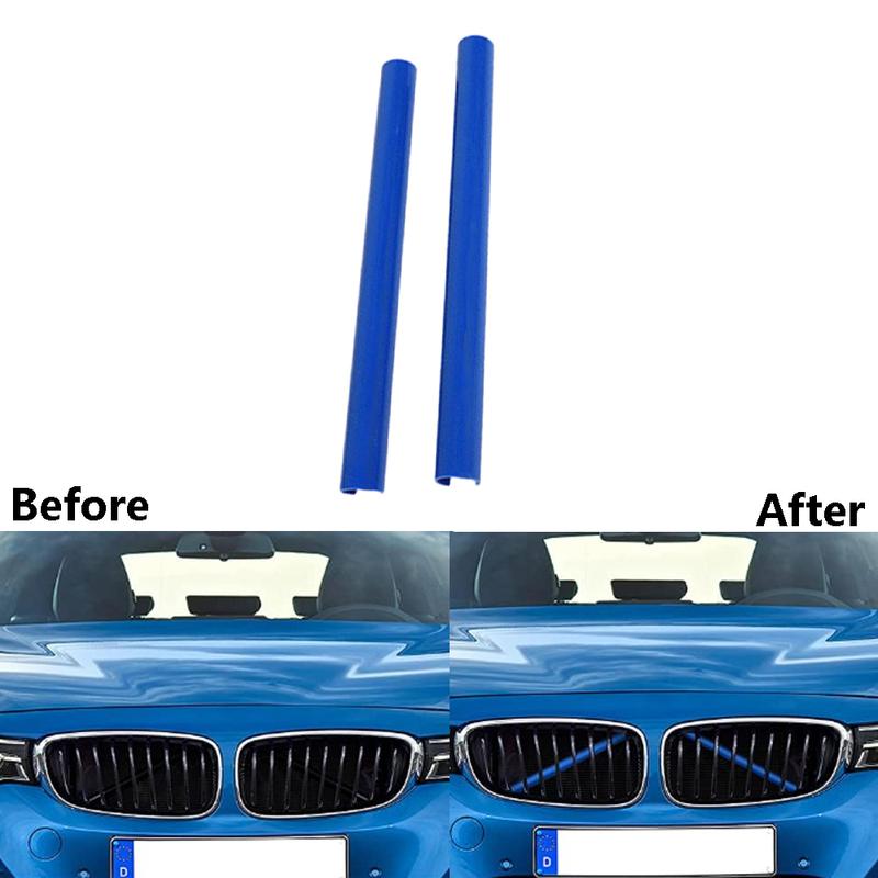2Pcs Car Front Grille Trim Strips For BMW F20 F30 F21 F22 F23 F31 F32 F33 F34 F36 F40 F44 Car Styling Decoration Accessories