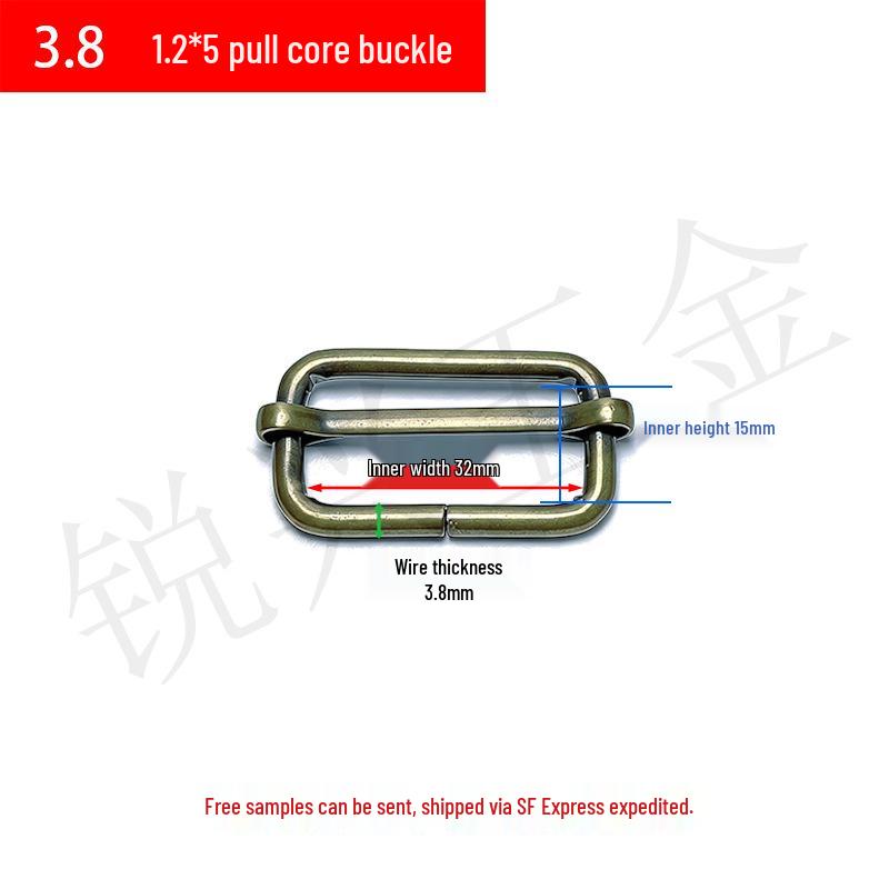 Adjustable Metal D-Ring Buckle Shoulder Strap Webbing for Luggage