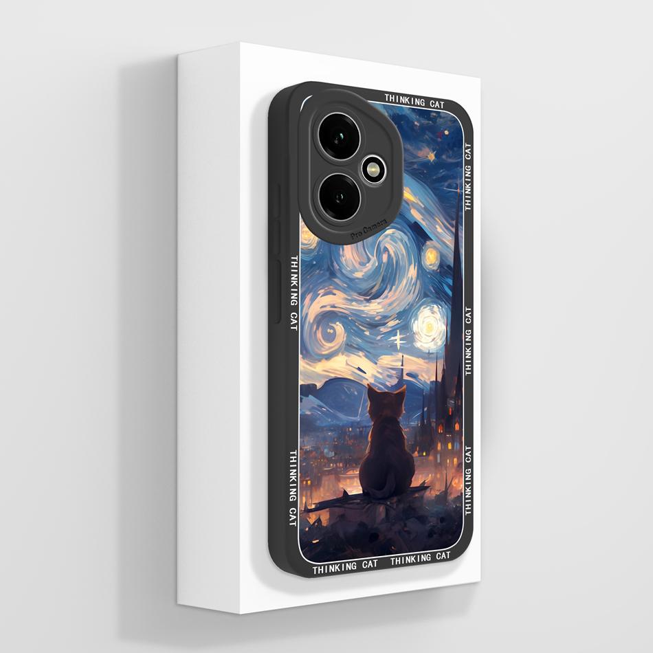 For Honor 400 Pro 5G Case Cute Healing Patterns High Quality Phone Cover For Honor400Pro Soft Liquid Silicone Lightweight Funda