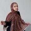 Chiffon Printed Scarf Women Lightweight Wrap Shawl Boho Style Headwrap 170x70cm