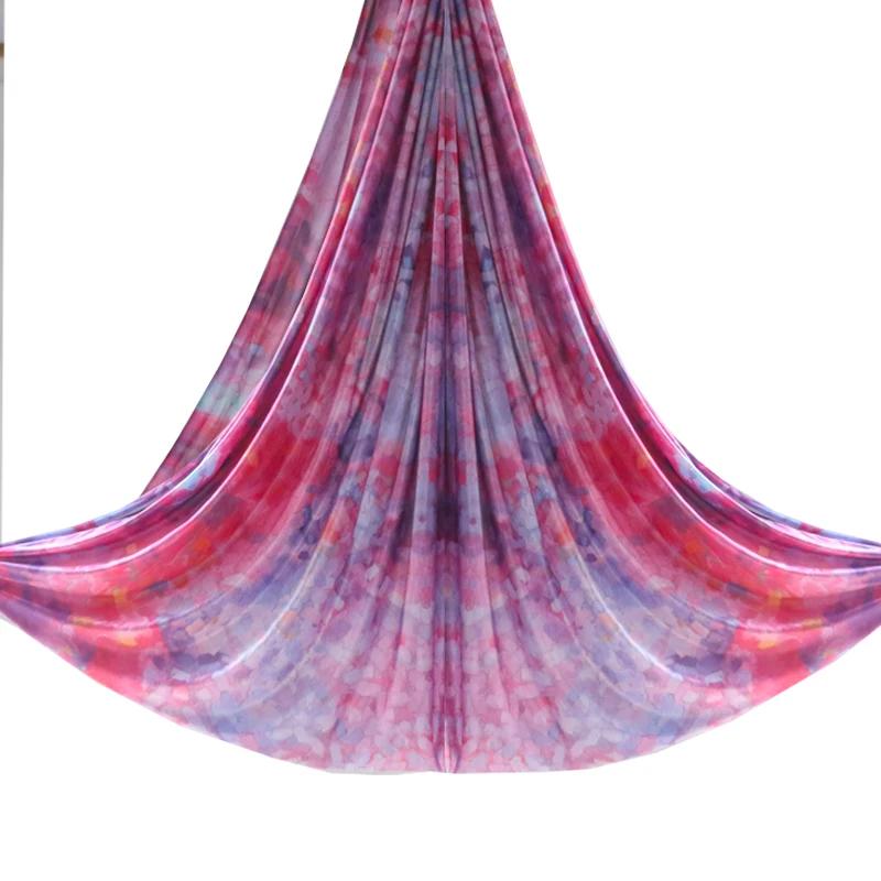 2026 New Aerial Yoga Hammock Fabric Flying Pilates Yoga Swing Silk Aerial Anti-Gravity Traction Device Fitness Yoga Home Gym
