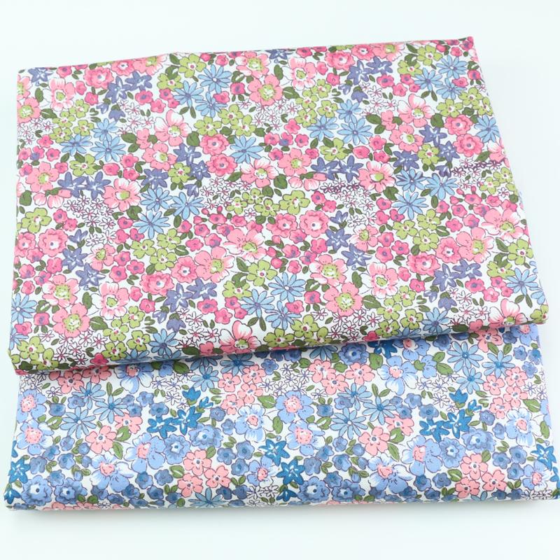 160cm*50cm Floral Sunflower Cotton Fabric DIY Bedding Apparel Dress Patchwork Fabric Kids Handwork Cotton Cloth Tecido