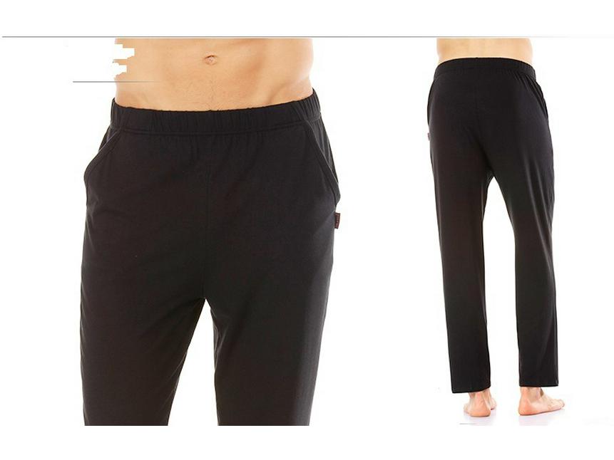 Yilanlu Men's Modal Cotton Loose Pajama Pants - Lightweight Summer Air-Conditioned Trousers