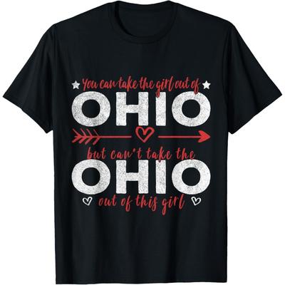 Girl Out Of Ohio Hometown Home Ohio T-Shirt
