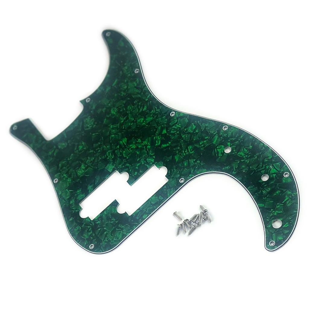 3-lagiges Bass-Schlagbrett 11-Loch Bass-Kratzschutz 4-Saiten Elektrischer Bass Schlagbrett Ersatzteile Langlebig