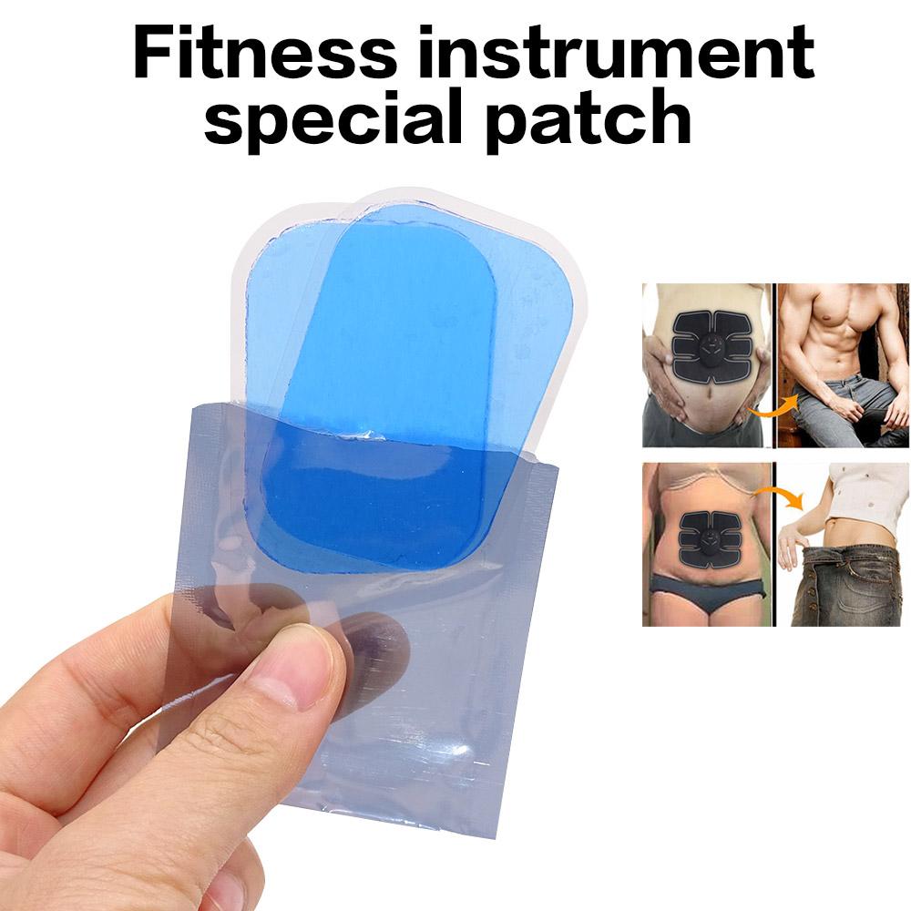 10/2050/100pcs Trainer Abdominal Gel Stickers Fitness Hydrogel Electrode Pad For Muscle Stimulator ABS Trainer Body Massager