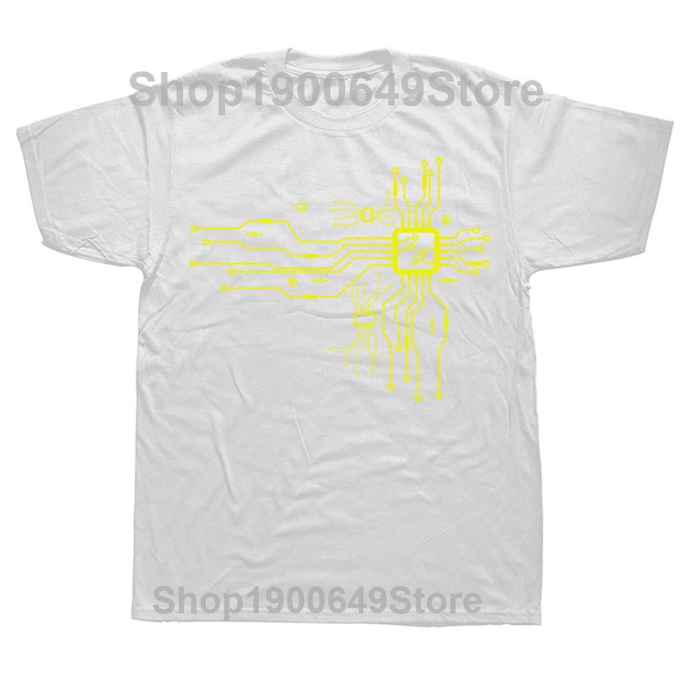 Anatomical Heart CPU Processor Computer Programmer PCB Board Geek TShirt Electrical Electronic Engineer Circuit Graphic Tshirt