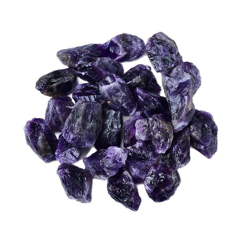 Natural Raw Stone Incense & Landscaping Crystals: White, Yellow, Purple Crystal Diffuser Stones