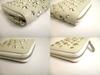 Authentic Jimmy Choo Stars Chalk Leather Bifold Wallet Compact Wallet #a859  Open Box