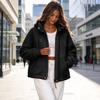 Neue Damen Kapuzen-Reißverschlussjacke für Herbst Winter Freizeit-Oberbekleidung