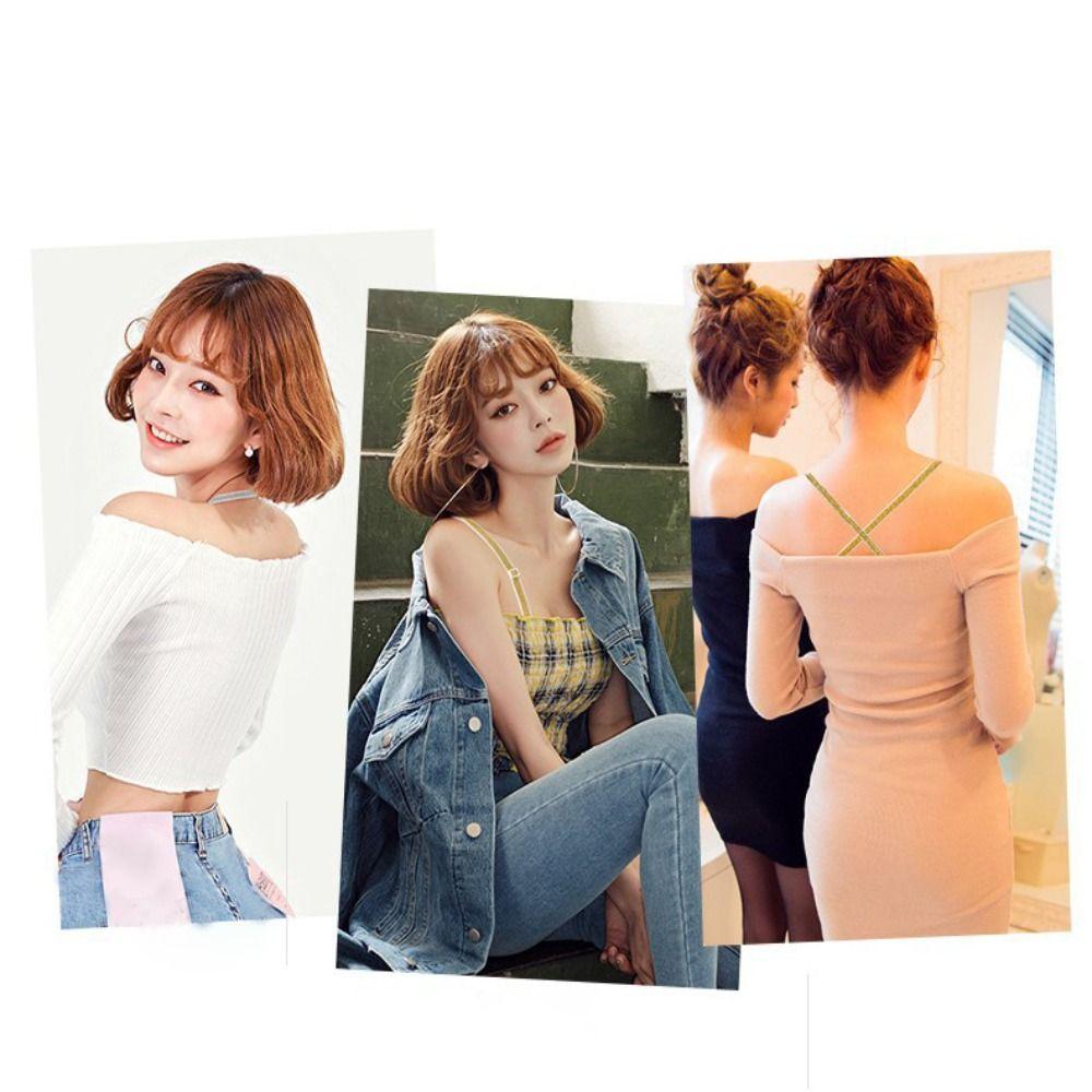 Nylon Shiny Bra Straps Anti-slip Bra Straps Replacement Creative Gift Shoulder Straps