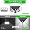 100 LED Solar Light Outdoor Solar Lamp Powered Sunlight Waterproof PIR Motion Sensor Street Night Light for Garden Decoration