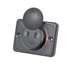 Dual Port PD Car Charger 30W USB Charger for Phones Tablets 12V-24V Wall Mount USB Charging Station for RV Boat SUV ATV