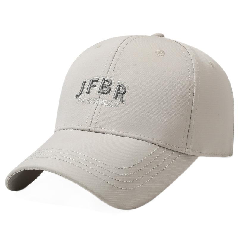 Letter Embroidery Hardtop Outdoor Cap Men'S Spring And Summer Versatile Fashion Trendy Brand Sunshade Baseball Cap Women
