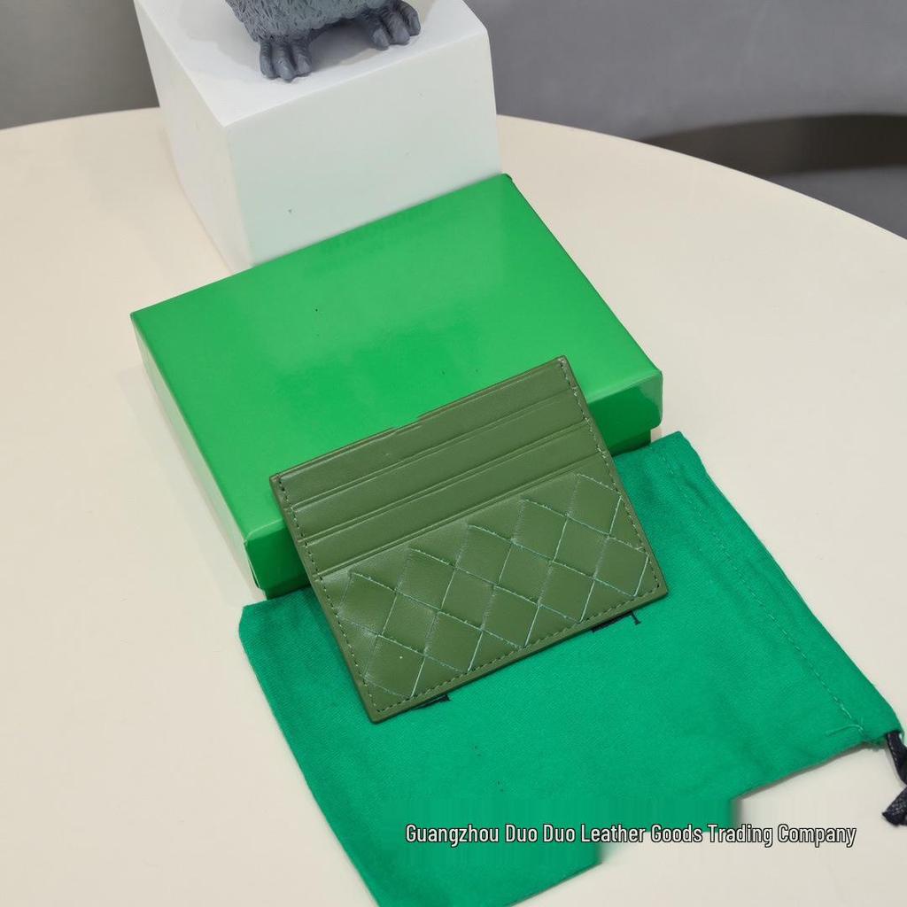 Minimalist Genuine Leather Unisex Card Holder with Multiple Slots