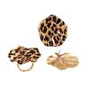 Fashioinable Leopard Print Earrings and Rings Set Offering Comfortable and Styles Portable for The Modern Woman