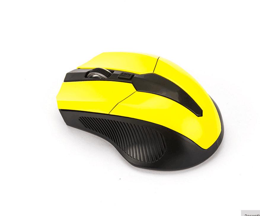 

Беспроводная игровая мышь с фотоэлектрической технологией - Новая модель, подарочное издание жёлтый
