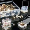 Clear Sturdy Plastic 30 Divider Storage Box Portable Accessory for Efficient Organization of Small Household Items