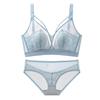 Breathable Sexy Ultra-thin Seamless Lace Underwear Women's Breasts Small Steel-free Bras Gather and Shrink Bras To Prevent Sagging