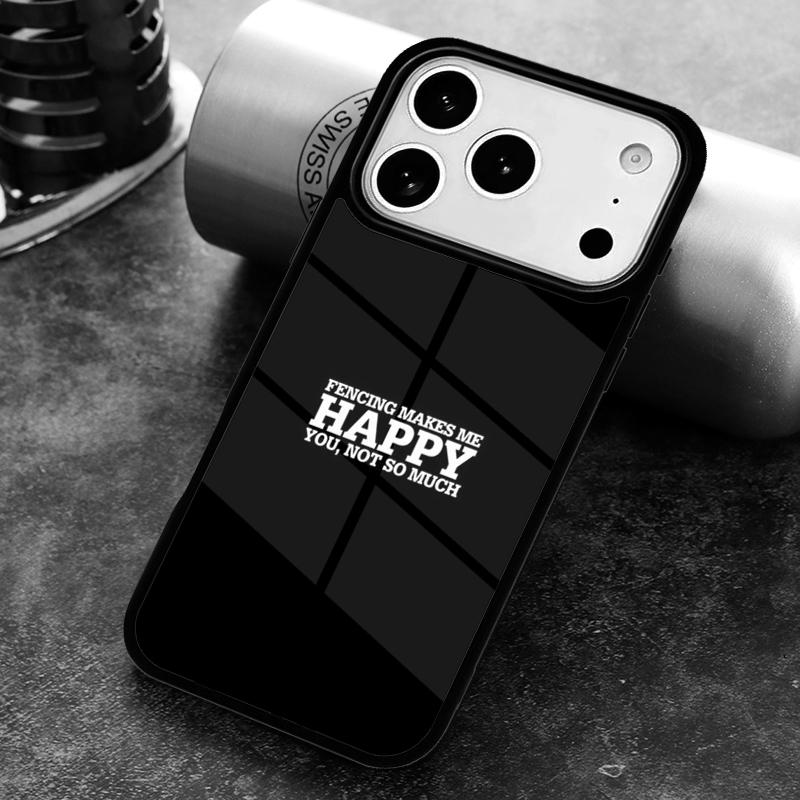 Keep Calm And Parry On Fencing Sports Funny Design Phone Case for iPhone 17 16 15 Pro Max Air 14 13 12 11 Plus Shockproof Cover