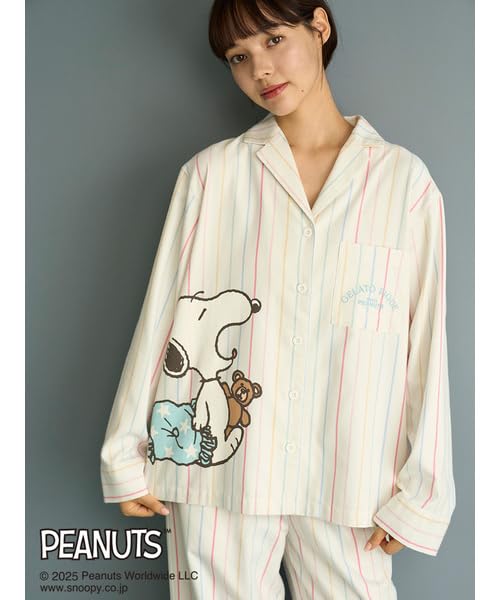 Original Art Rainbow Stripe Flannel Shirt PWFT255248RAINBOWF [PEANUTS]