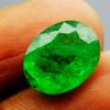 Natural Green Emerald Loose Gemstone Colombian 7 Ct Oval Cut for Jewelry Making and Gem Collections