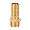 Brass Hose Barb Fittings Adapter Connector High Strength Rustproof Corrosion Resistant Hose Barb Male Fittings Accessories