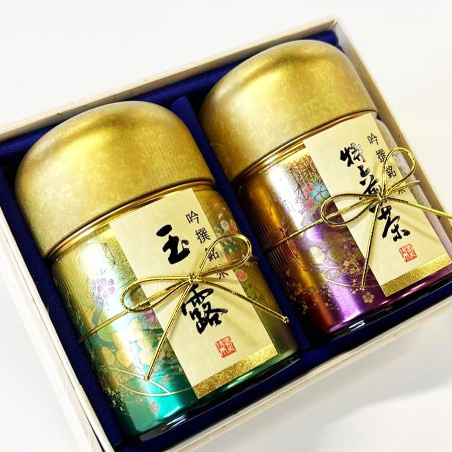 Kyoto Rikyu-en Tea GyokuroPremium Sencha Set