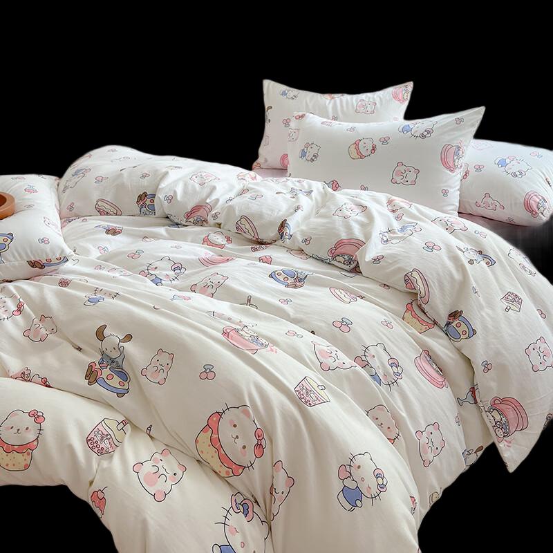 Lilang Manta Rose 4-Piece Bedding Set