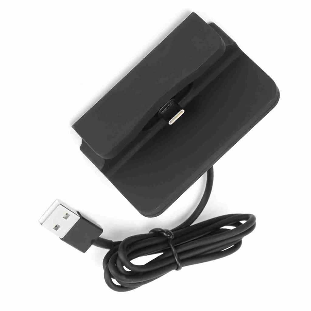 Type C Mobile Phone Charging Base Stand Charger for Samsung Huawei P9 P20pro Mate10(Black )