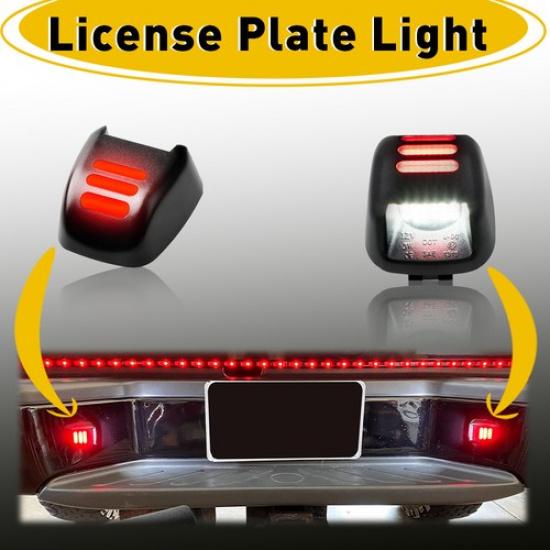 2PCS LED License Plate Light Fits Nissan Xterra Titan Armada Frontier 2007-