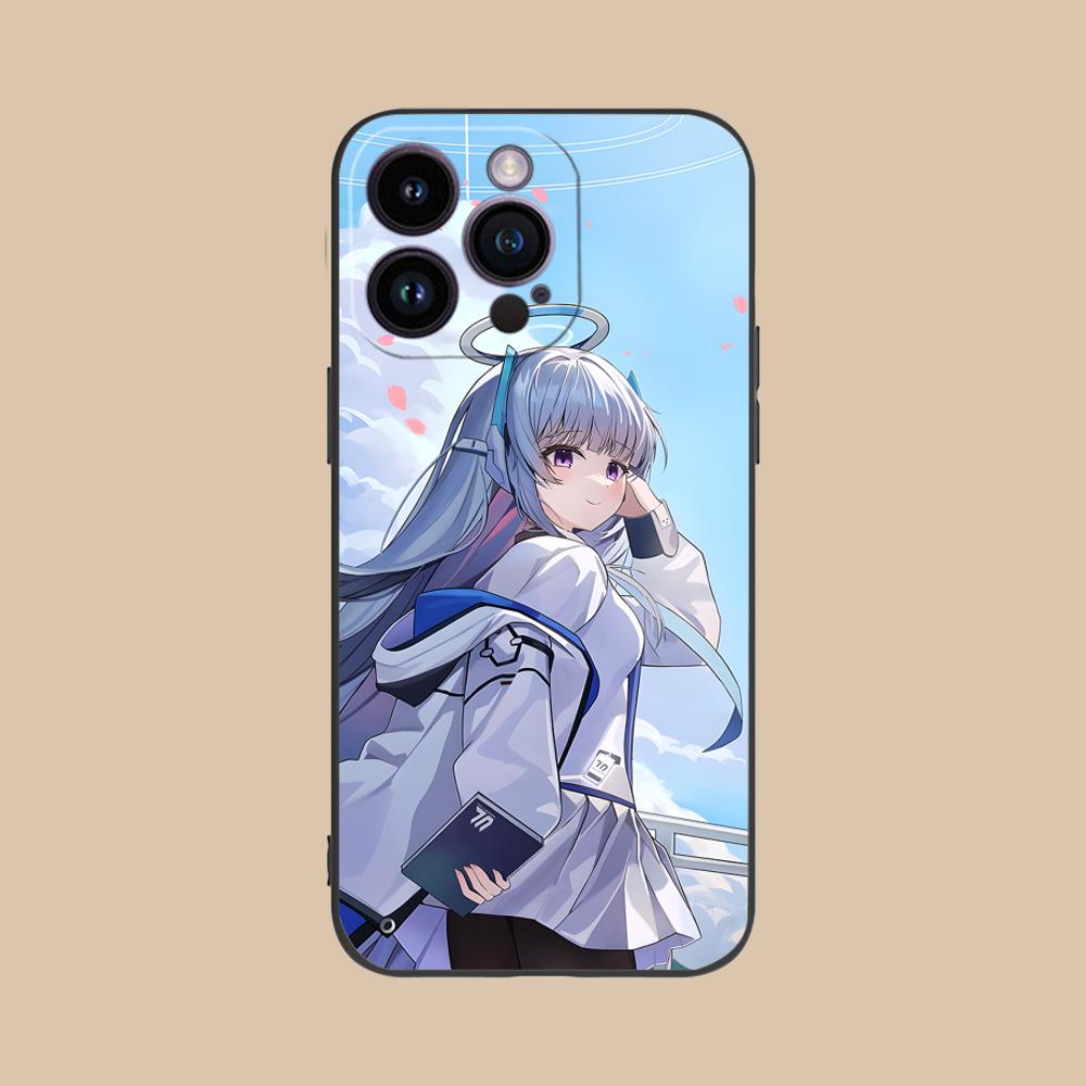 Blue Archive Ushio Noa Phone Case for iPhone 17 16 15 14 13 12 11 X XR XS 8 7 Air Pro Max Plus Mini Colorful Cover Pretty Cover