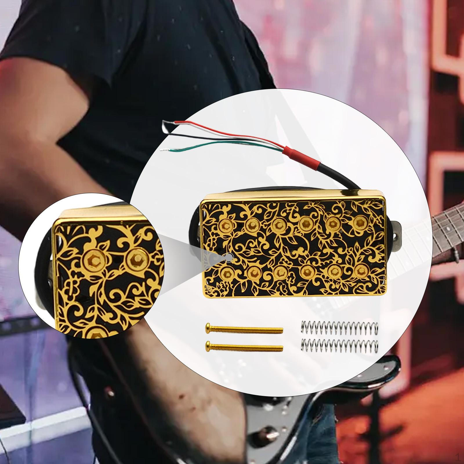 Звукосниматель Humbucker для электрогитары, Двойной звукосниматель, Часть для живых выступлений 50mm