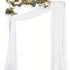 1Pc Wedding Chiffon Yarn Forest Lawn Outdoor Arch Decoration Drape