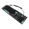 Wired Gaming Keyboard Large Print Metal Panel USB Lighted Keyboard with Backlit for Computer Laptop