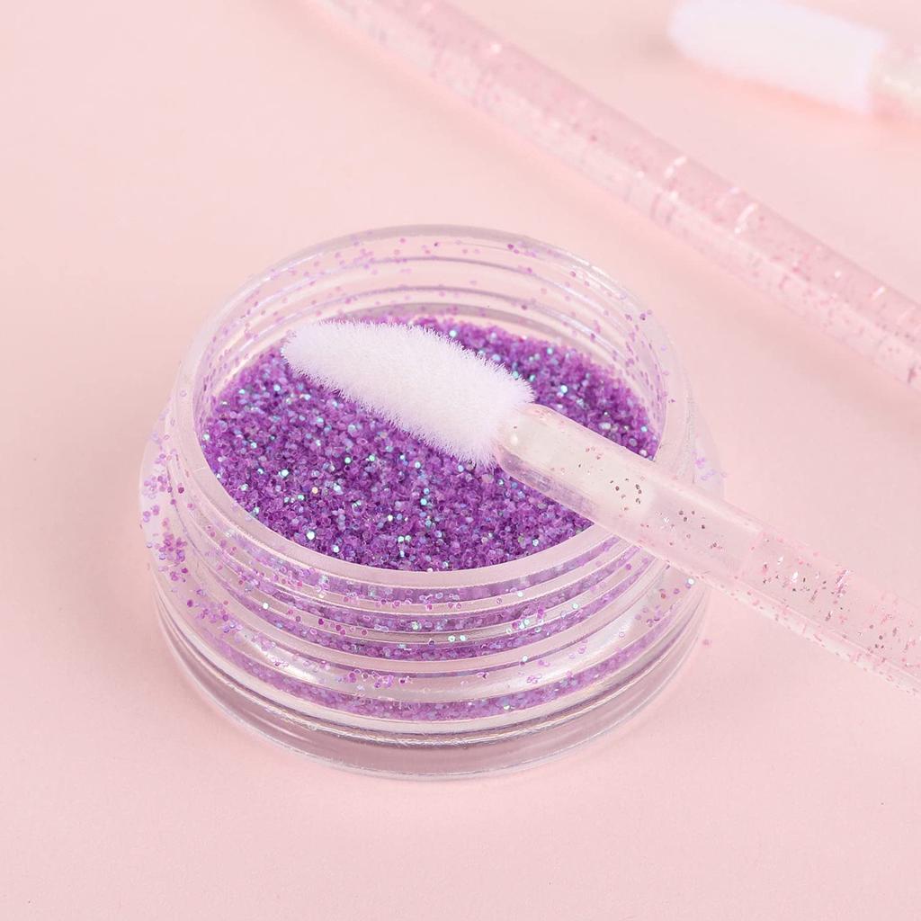 50 Disposable Lip Brushes, Lipstick Applicator, Lip Gloss Wands Pink Tbestmax