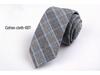 New Plaid Twill Cotton Tie: Men's Business Casual Korean Style for Weddings