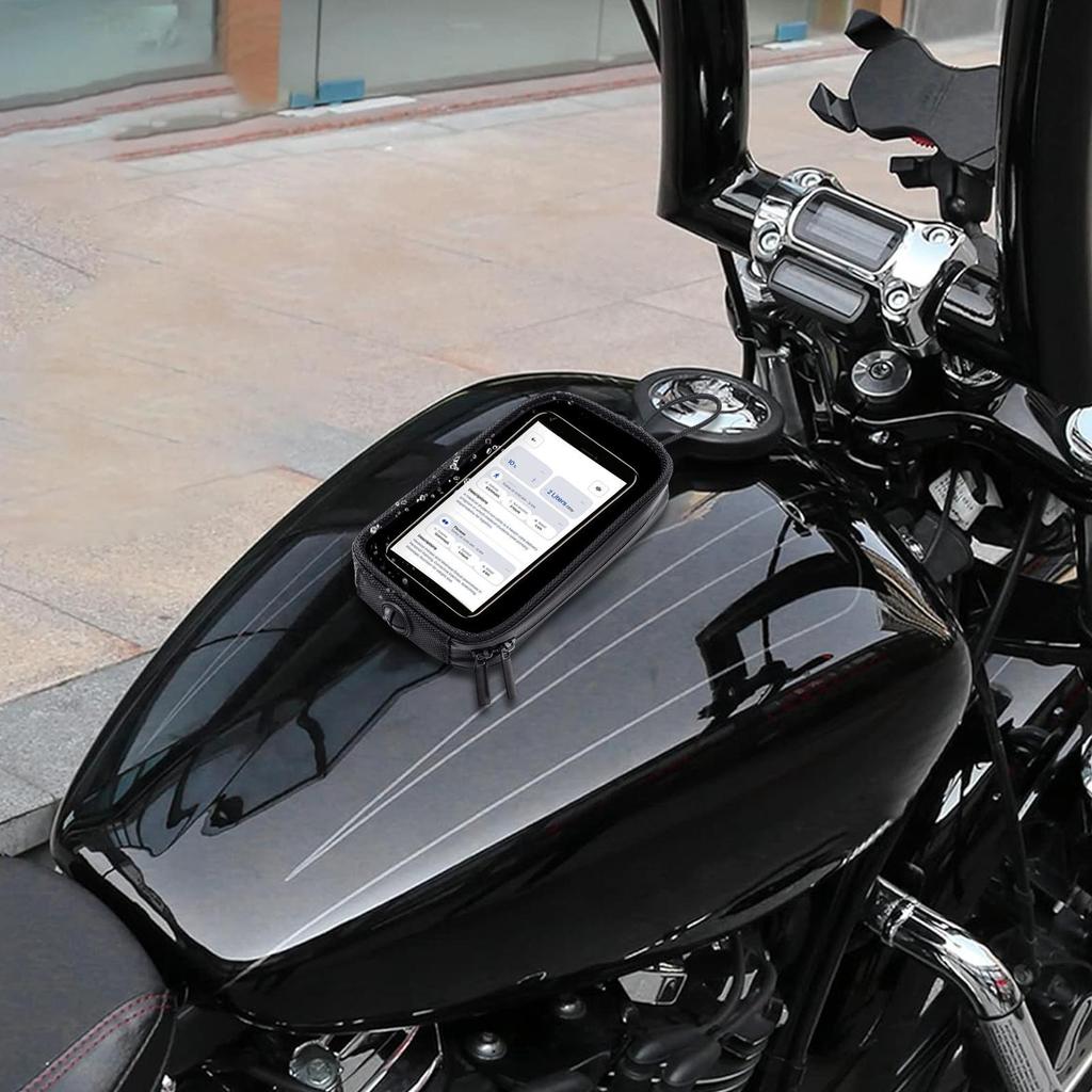 Magnetic Tank Bags for Motorcycles Scratch-Proof Bike Phone Bag Motorcycle Cell Phone Bag Motorcycle Accessories Bags Motorcycle